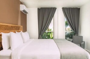 1 chambre, fer et planche Ă repasser, Wi-Fi gratuit, draps fournis