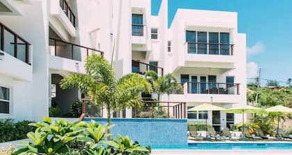 Apt #8 Luxurious 1BR corner unit Frigate Bay, Ten-minute Walk to the Beach.