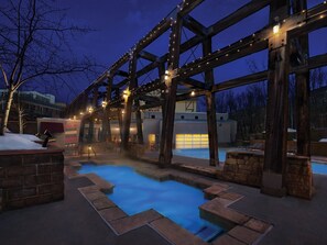 Indoor pool, outdoor pool