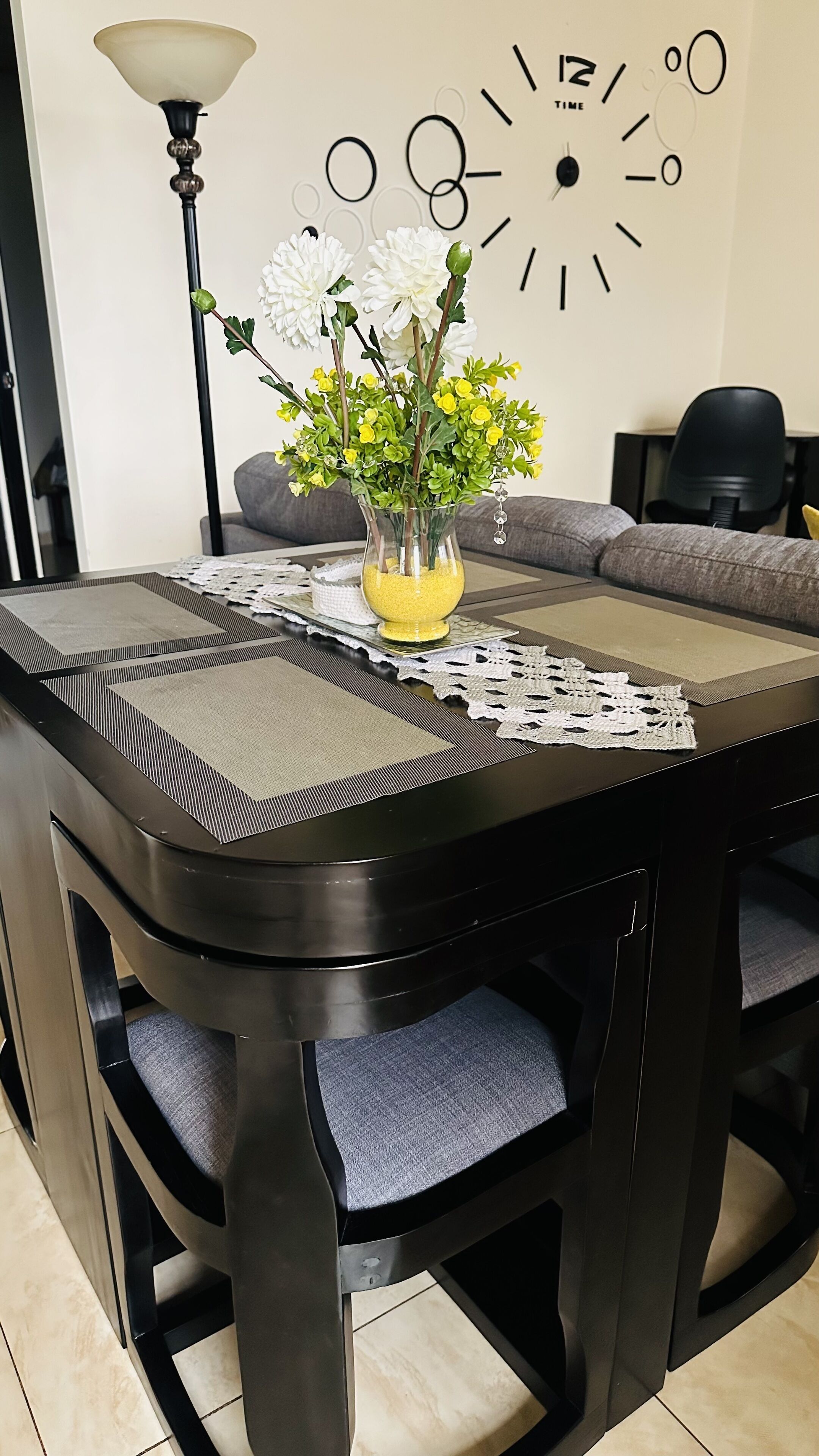 Deluxe-lejlighed - 2 soveværelser - køkken | Spisestue