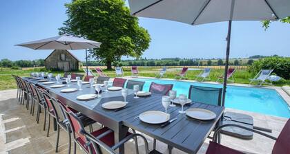 So Villa Gilliere (61) - Heated pool - Foot - 1h45 Paris - 30p.