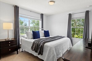 5 bedrooms, iron/ironing board, travel crib, WiFi