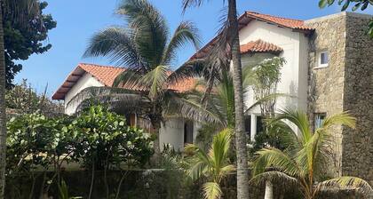 Beautiful Villa in natural environment in front of the Beach