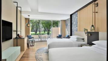 Premier Room, 2 Single Beds, Non Smoking, Garden View | 1 bedroom, minibar, in-room safe, individually decorated