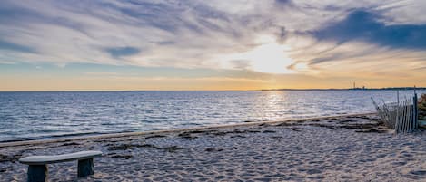 Aan het strand