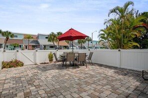Terrace/patio - Coastal Getaway - Steps from the Beach! (Cape Canaveral)