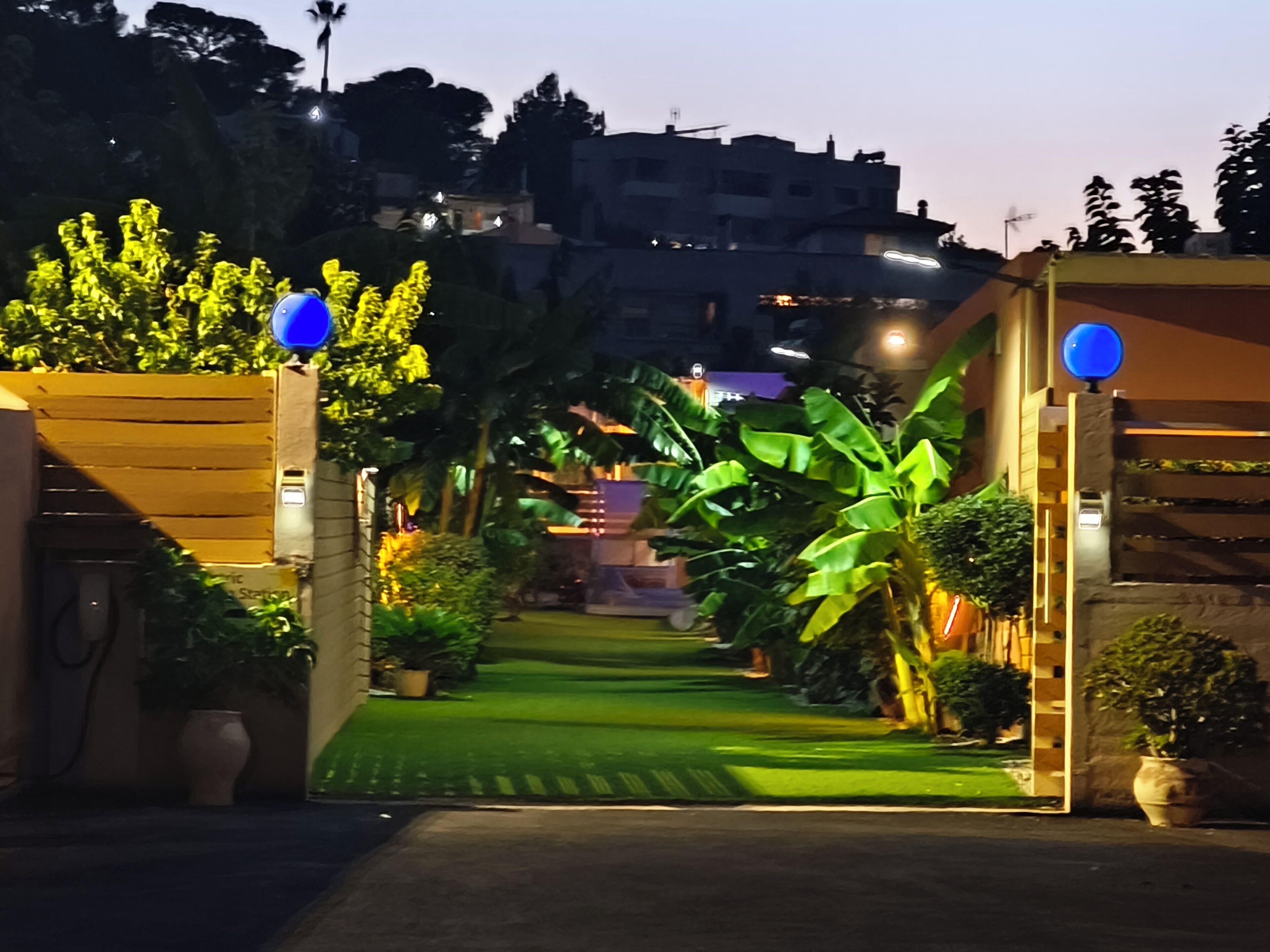 Overnatningsstedets facade