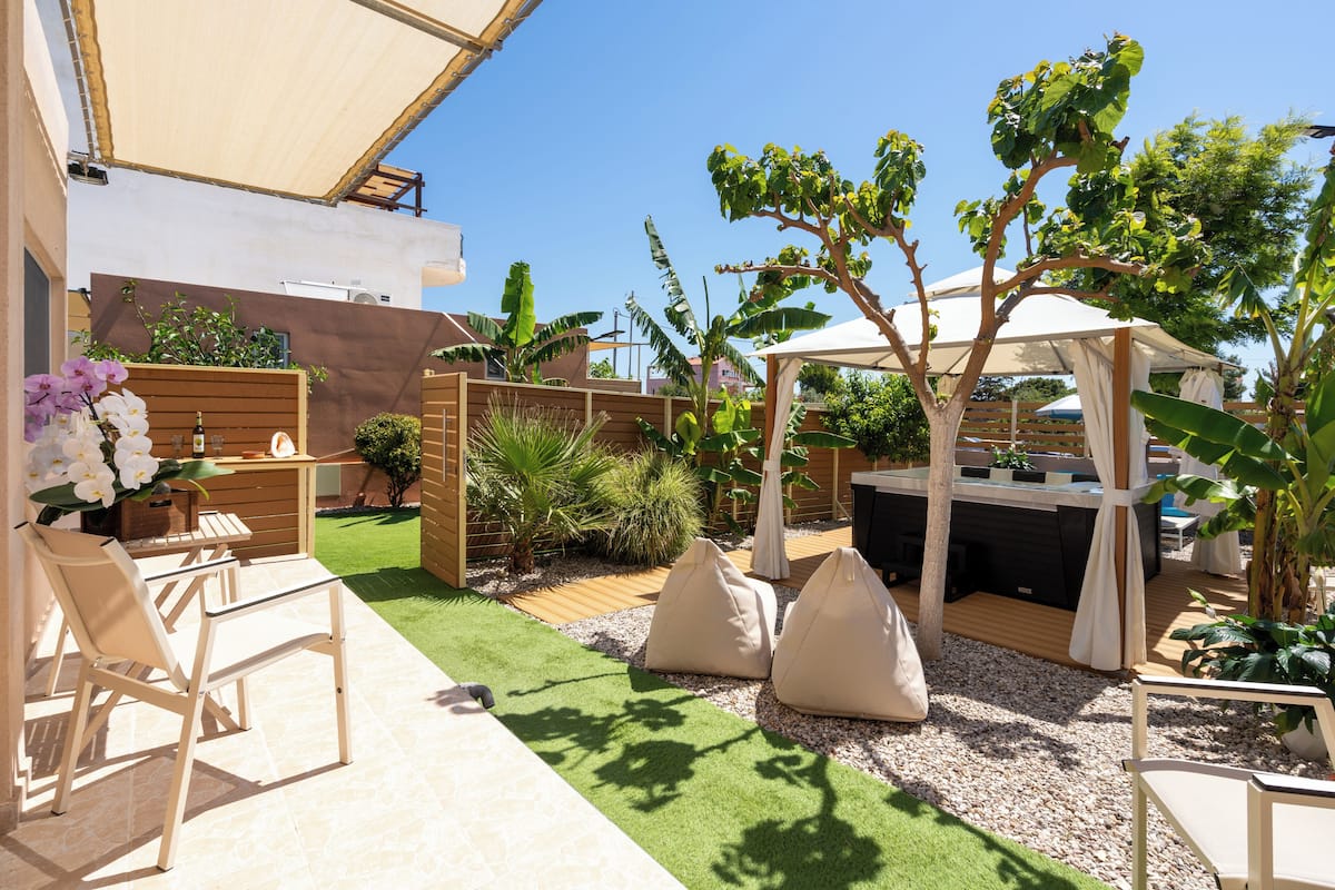 2 habitaciones y sábanas de algodón egipcio