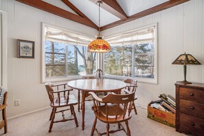 Dining - Inviting dog-friendly home with Lake Michigan views & charming sunroom (South Haven)