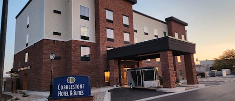 Overnatningsstedets facade