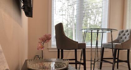 Newly constructed modern home with luxurious rooftop patio