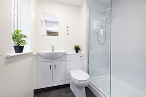 Baignoire, sèche-cheveux, serviettes fournies