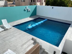 Outdoor pool - HOTEL SAND MAR (Puerto Peñasco)