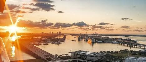 الإطلالة من المنشأة