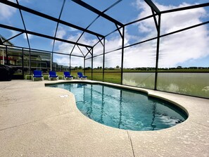 Una piscina climatizada