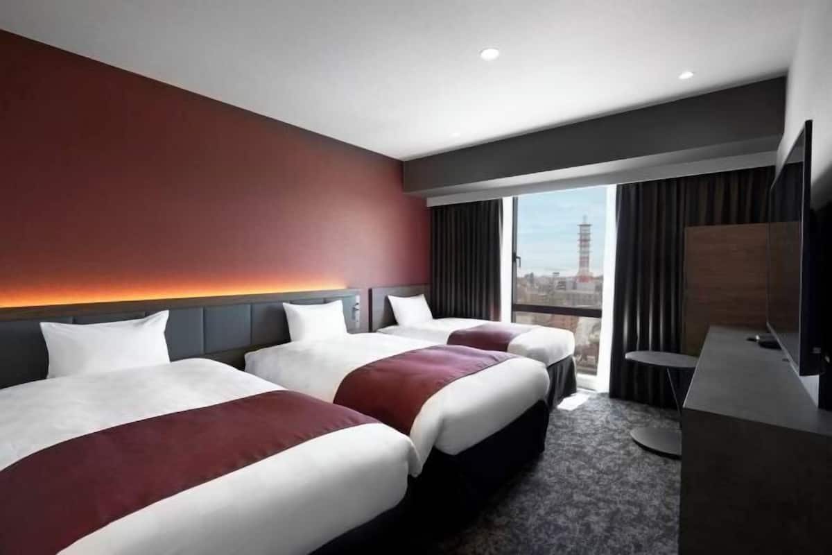 Premium bedding, down comforters, memory foam beds, in-room safe