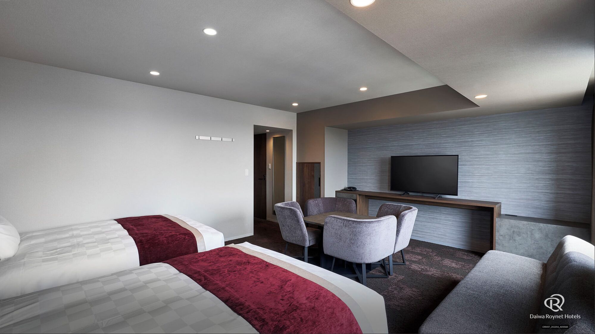 Premium bedding, down comforters, memory foam beds, in-room safe