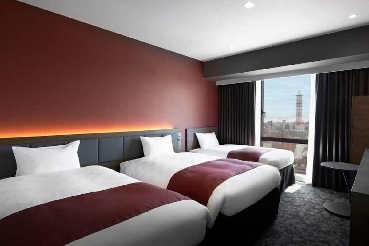 Premium bedding, down comforters, memory foam beds, in-room safe