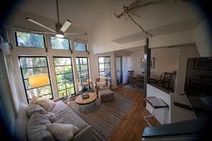 Smart TV, fireplace, stereo - Quiet, clean townhouse.  Relaxing winner. Harbor view, short Gulf walk… (Captiva)