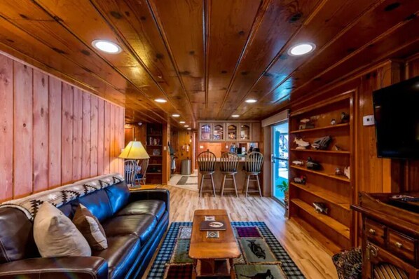 Smart TV, table football, books