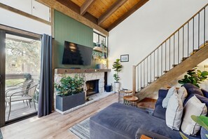 تلفزيون، مدفأة