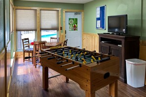 Game room - Mountain-view ski condo with free attraction tickets, fireplace, & two hot tubs (Gatlinburg)