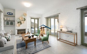 TV connectée, cheminée