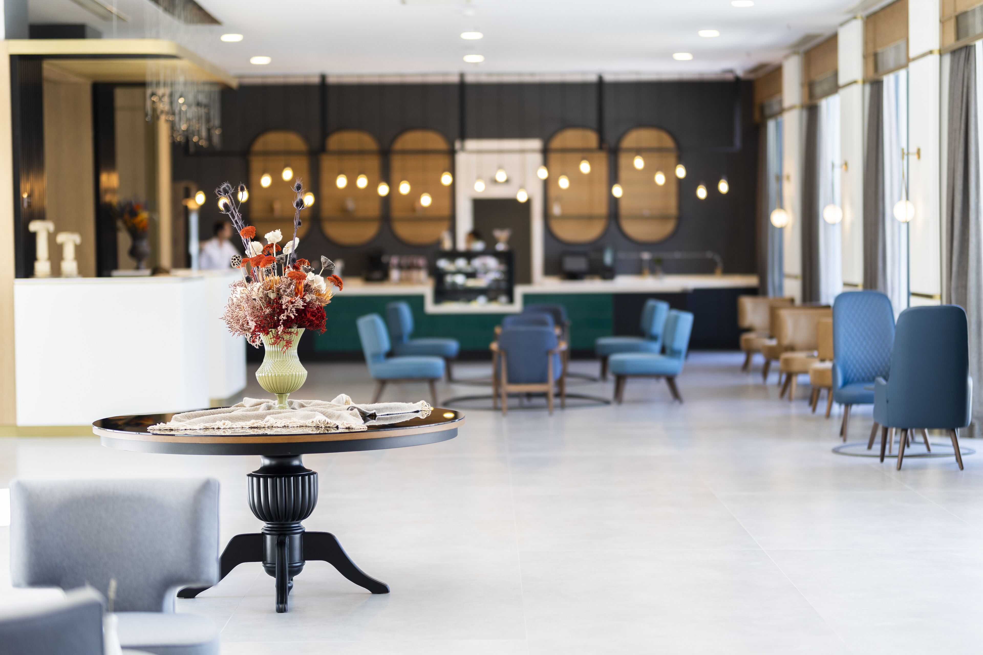Lobby sitting area
