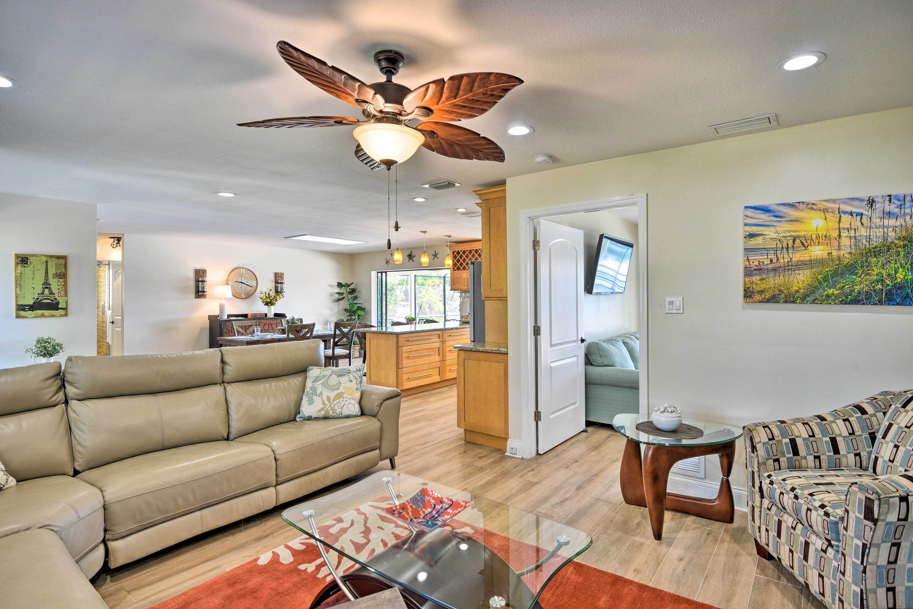 Palm Coast Home w/ Outdoor Oasis & Private Dock!