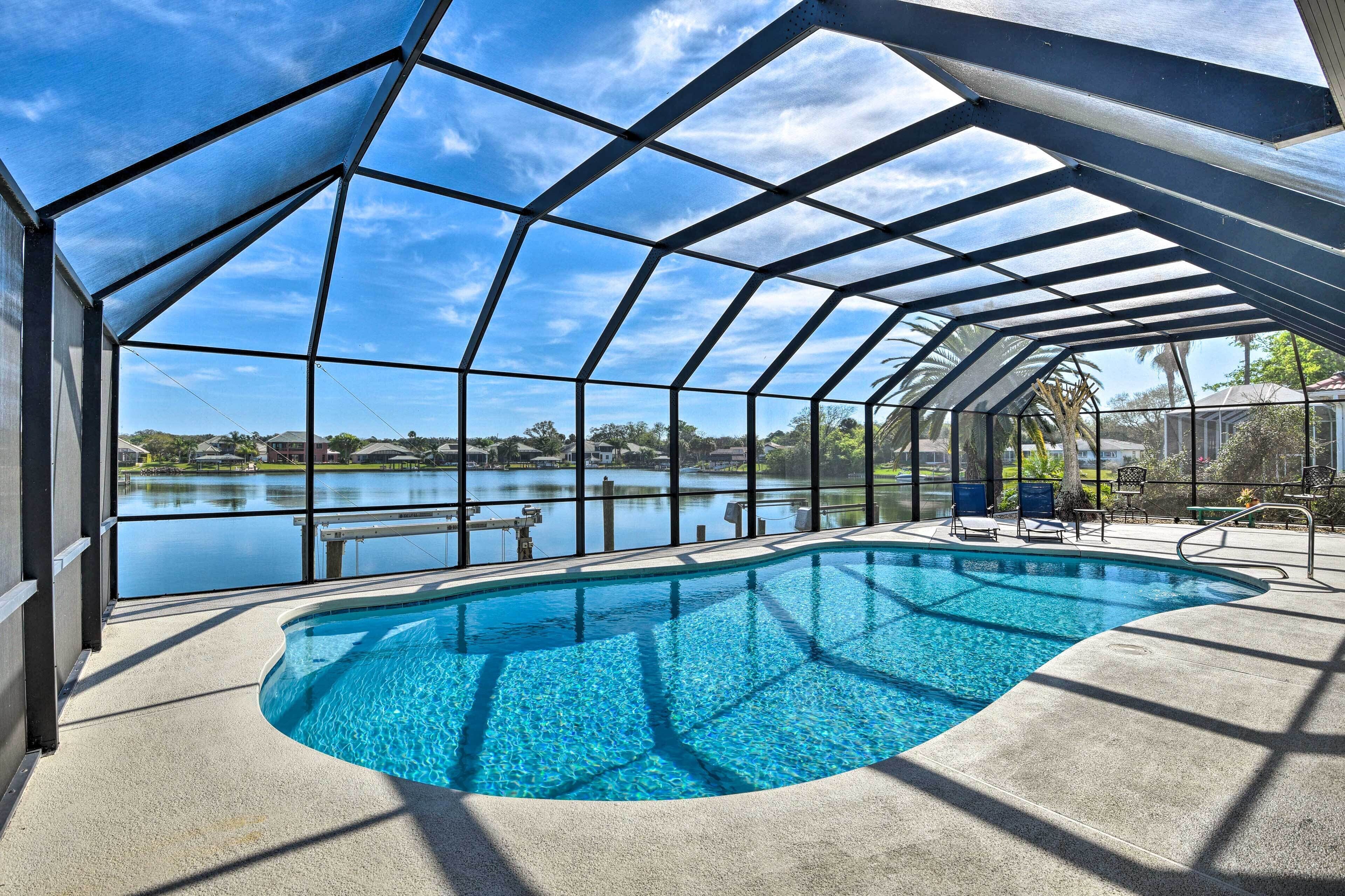 Palm Coast Home w/ Outdoor Oasis & Private Dock!