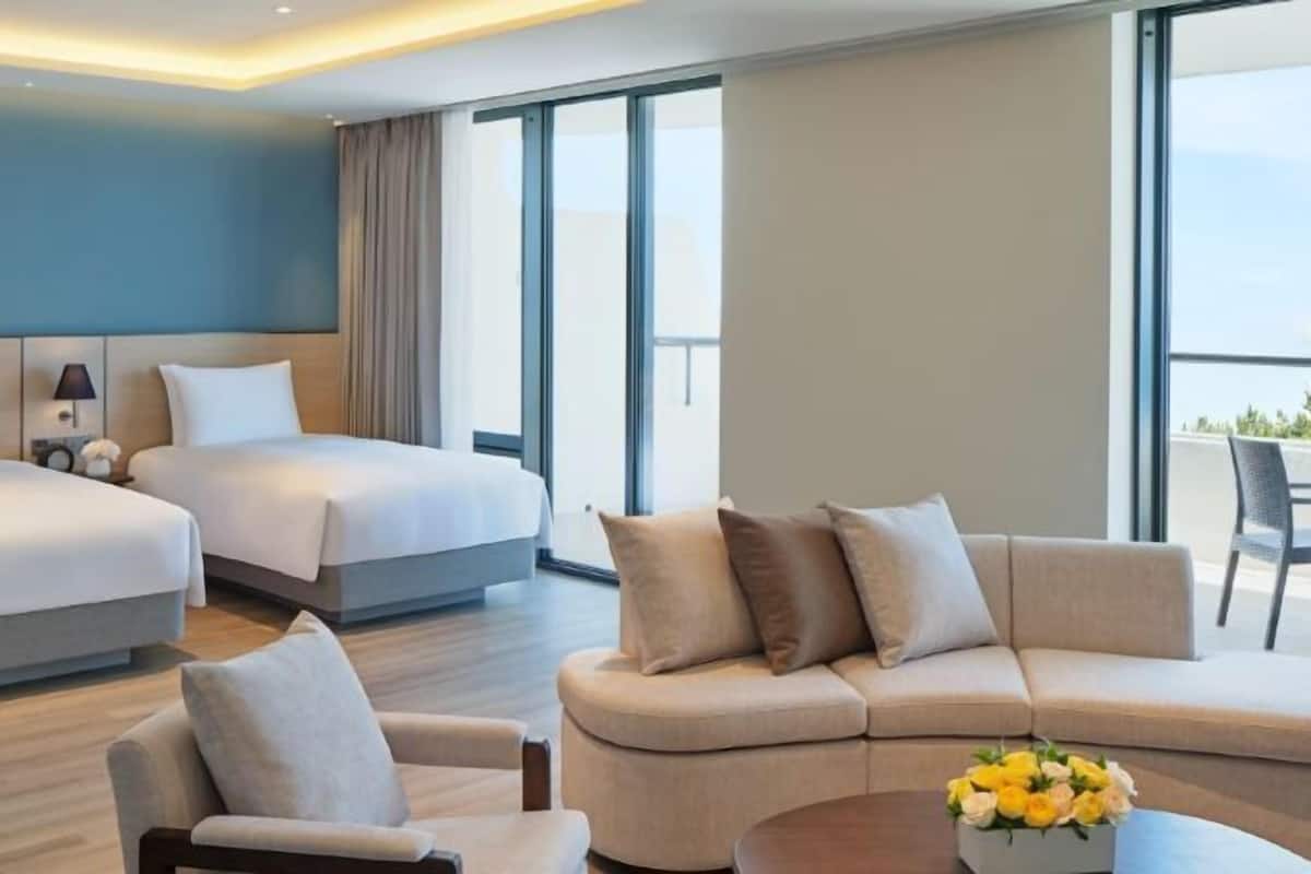 2 slaapkamers, luxe beddengoed, een gratis minibar