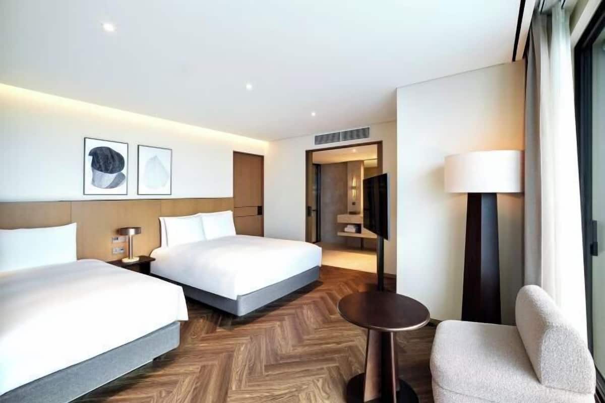 2 slaapkamers, luxe beddengoed, een gratis minibar