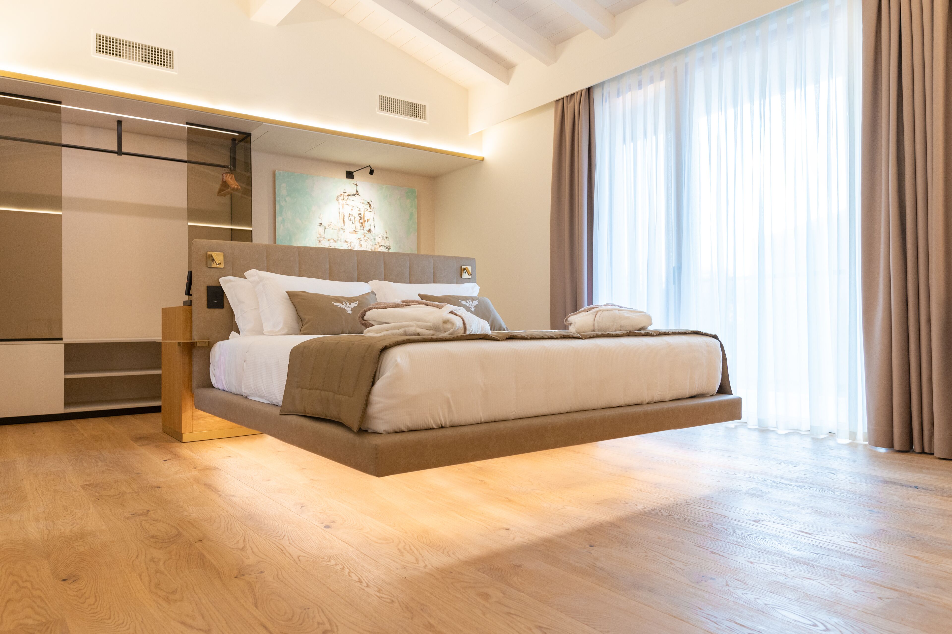 Biancheria da letto di alta qualità, copriletto in piuma