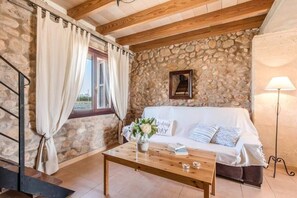 TV, DVD player - Finca "Cas Frare" with Pool, Wi-Fi and Air Conditioning (Sa Pobla)