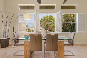 Dining - Two homes that exude luxury and comfort, Heated Pools - Villa Blue Pavilion- Roelens Vacations (Cape Coral)