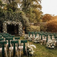 Zona para bodas al aire libre