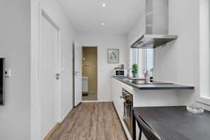 Fridge, oven, stovetop, electric kettle - Central studio apartment Apt 102 (Stavanger)