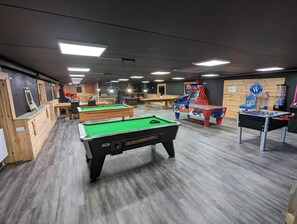 Cabin | Games room - Apple Tree Lodge, Hot Tub, 3 Bedroom, 2 Bars (Morpeth)