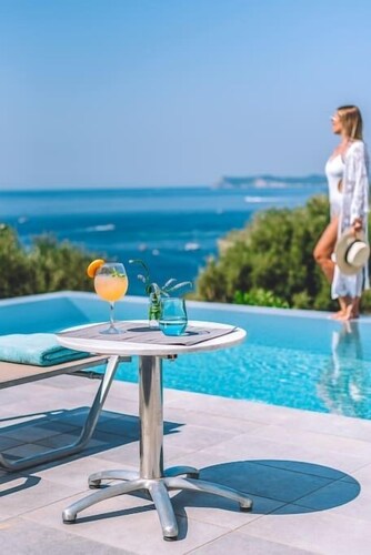 Luxury 3 BR Villa Benedetta in Sivota Thesprotias offering privacy and sea views