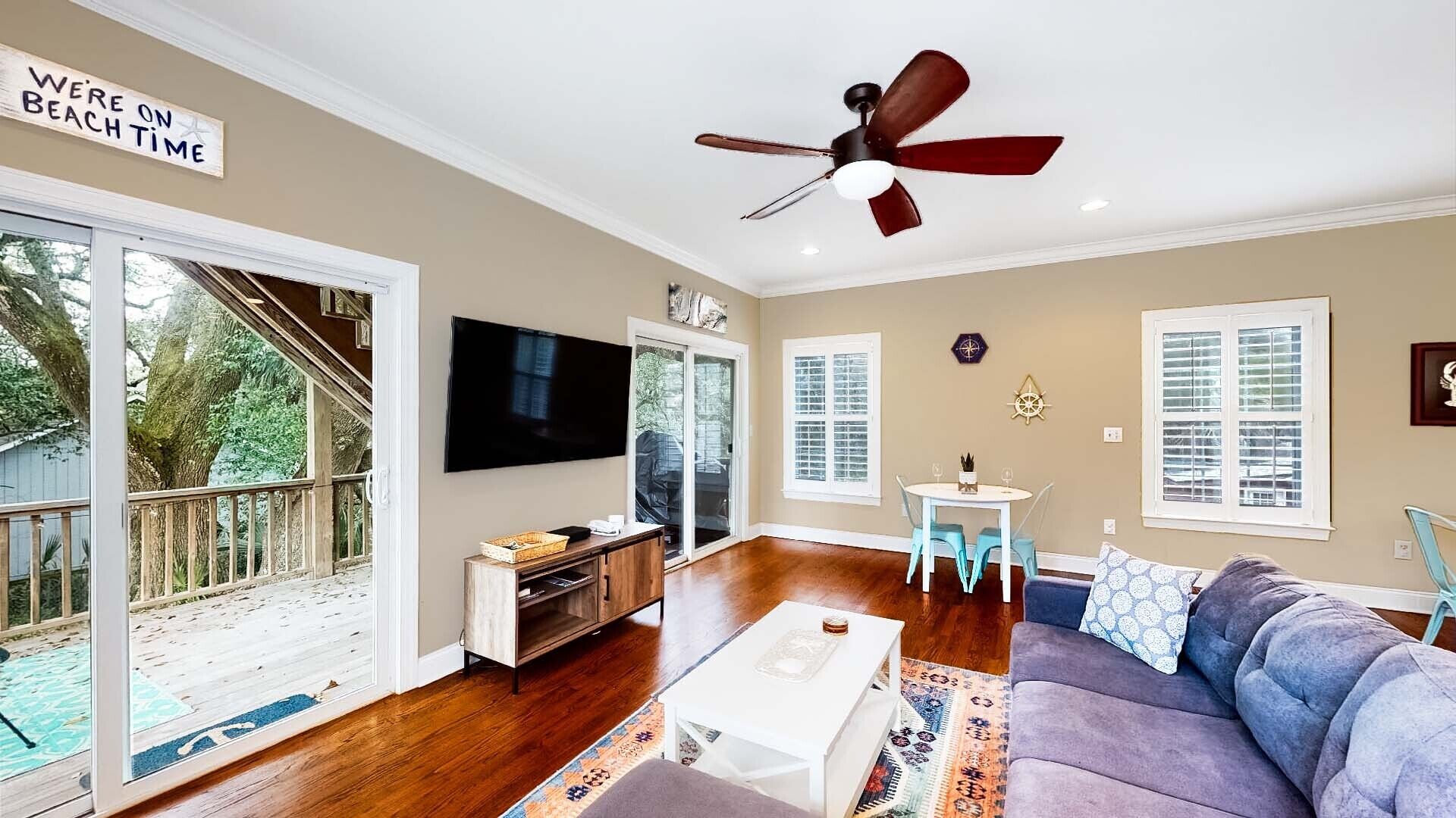 4 Bedroom, 2.5 bath Near Beach Home with open floor plan and multiple decks!