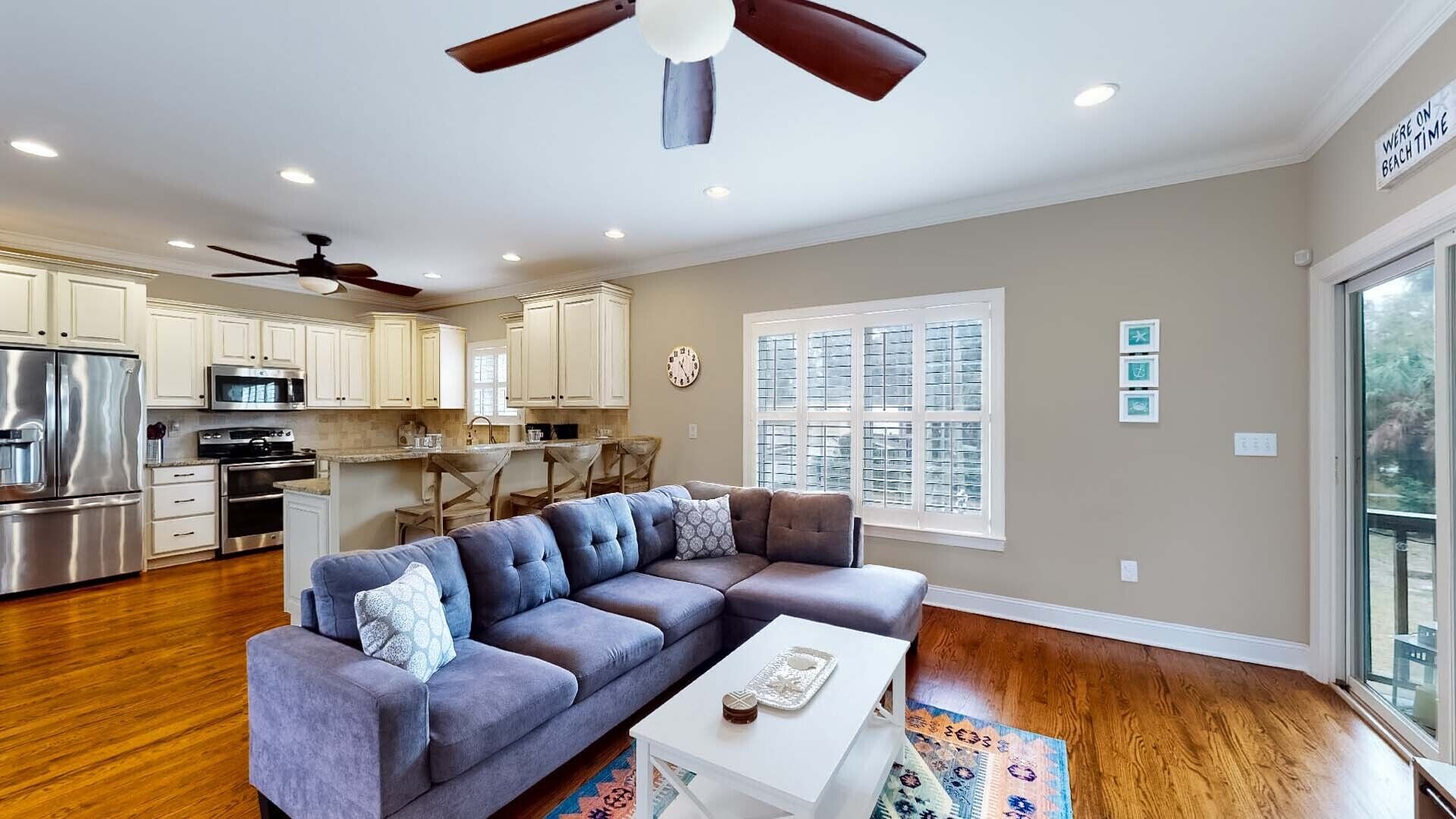 4 Bedroom, 2.5 bath Near Beach Home with open floor plan and multiple decks!