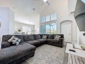 Villa, 6 Bedrooms | Living area - Amazing 6 Bed Disney Dream Getaway In Windsor Palm 6 Bedroom Villa by RedAwning (Kissimmee)