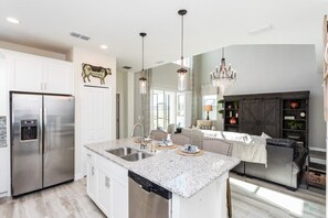 Villa, 5 Bedrooms | Private kitchen - 5 bedroom home is ideal for an elegant vacation 5 Villa by RedAwning (Kissimmee)