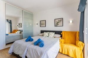 1 Schlafzimmer, Bügeleisen/Bügelbrett, kostenloses WLAN, Bettwäsche