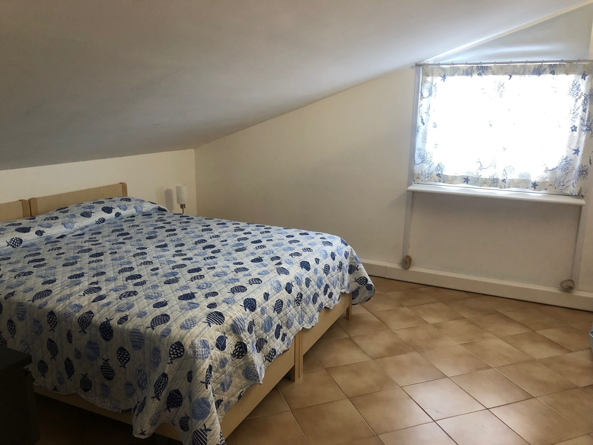 central attic with two bedrooms