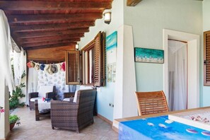 Terrace/patio - Casa Hedera Seaview House with pool (Tertenia)