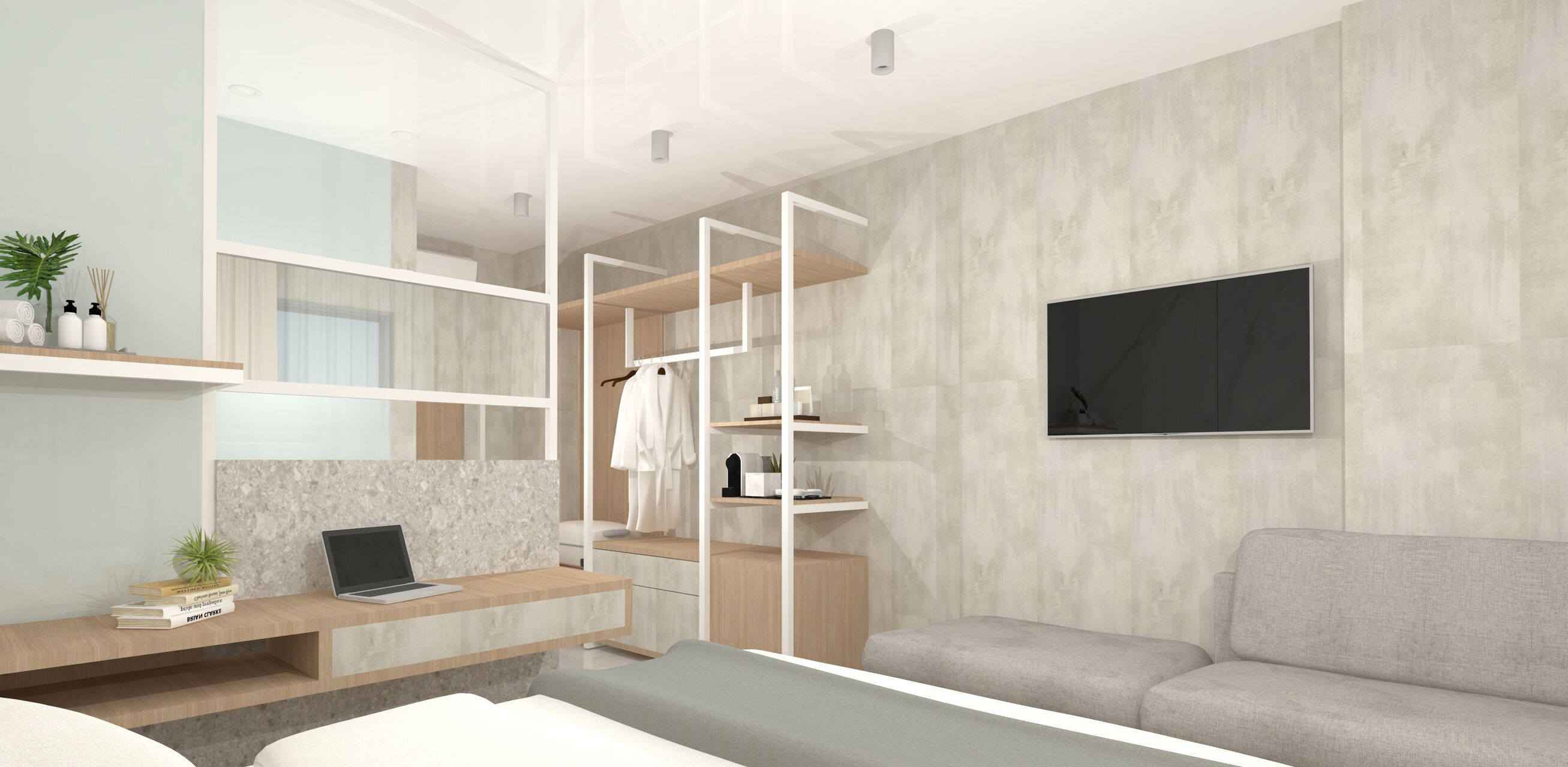 Bureau, Wi-Fi gratuit, draps fournis