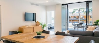 Situated above bustling First Avenue in Sawtell, this two bedroom apartment is a slice of luxury