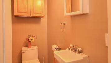 Rumah Basic | Kamar mandi | Shower dan handuk