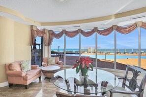 Dining - Oceanfront View-Heated Pool-Bella Vista #1002 (Daytona Beach Shores)